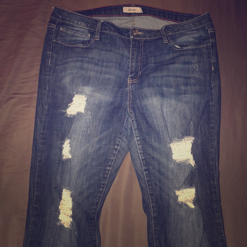 Cello Jeans Destructed Jeans Blue